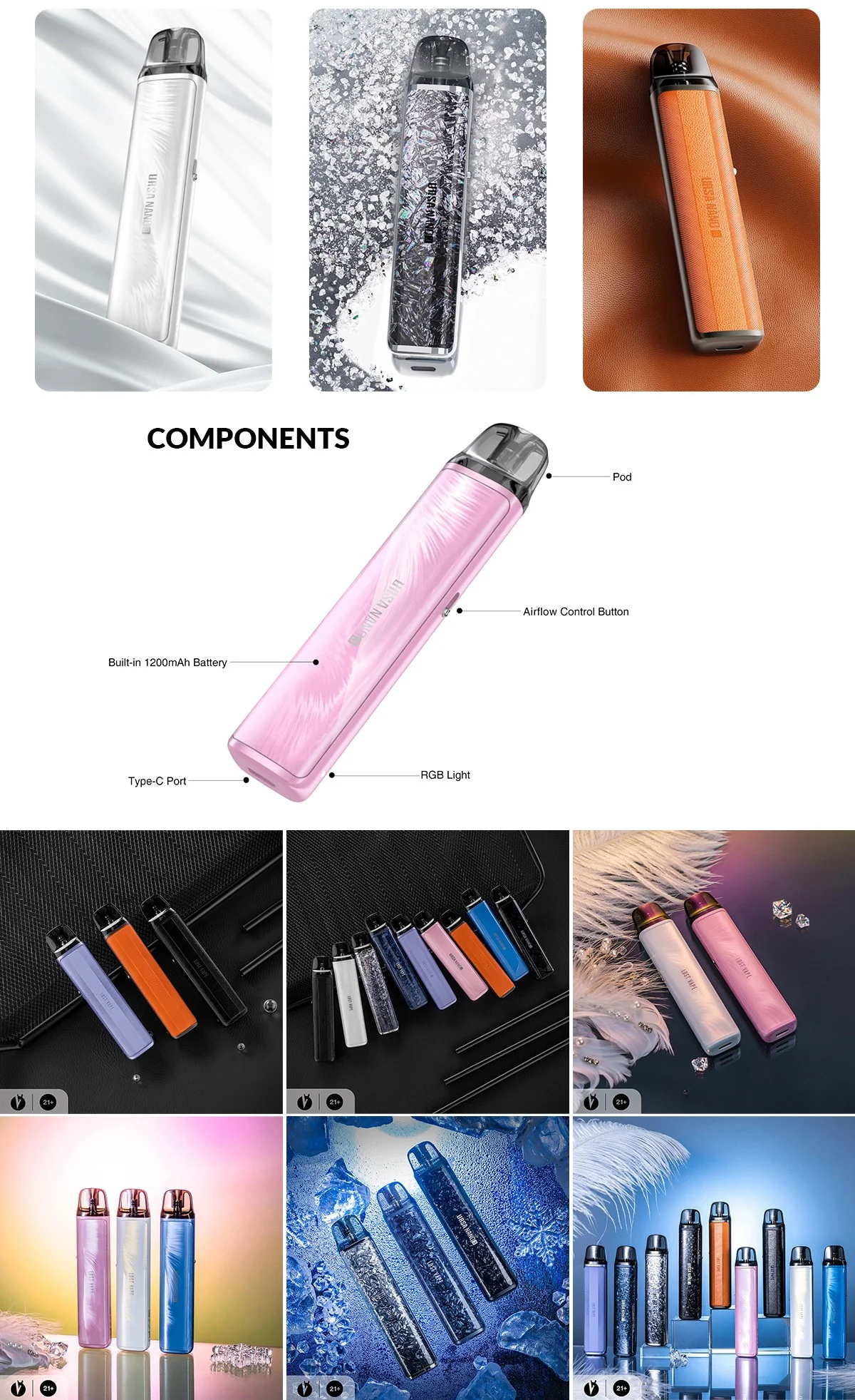 Lost Vape Ursa Nano 3 Kit 1200mAh - Image 5