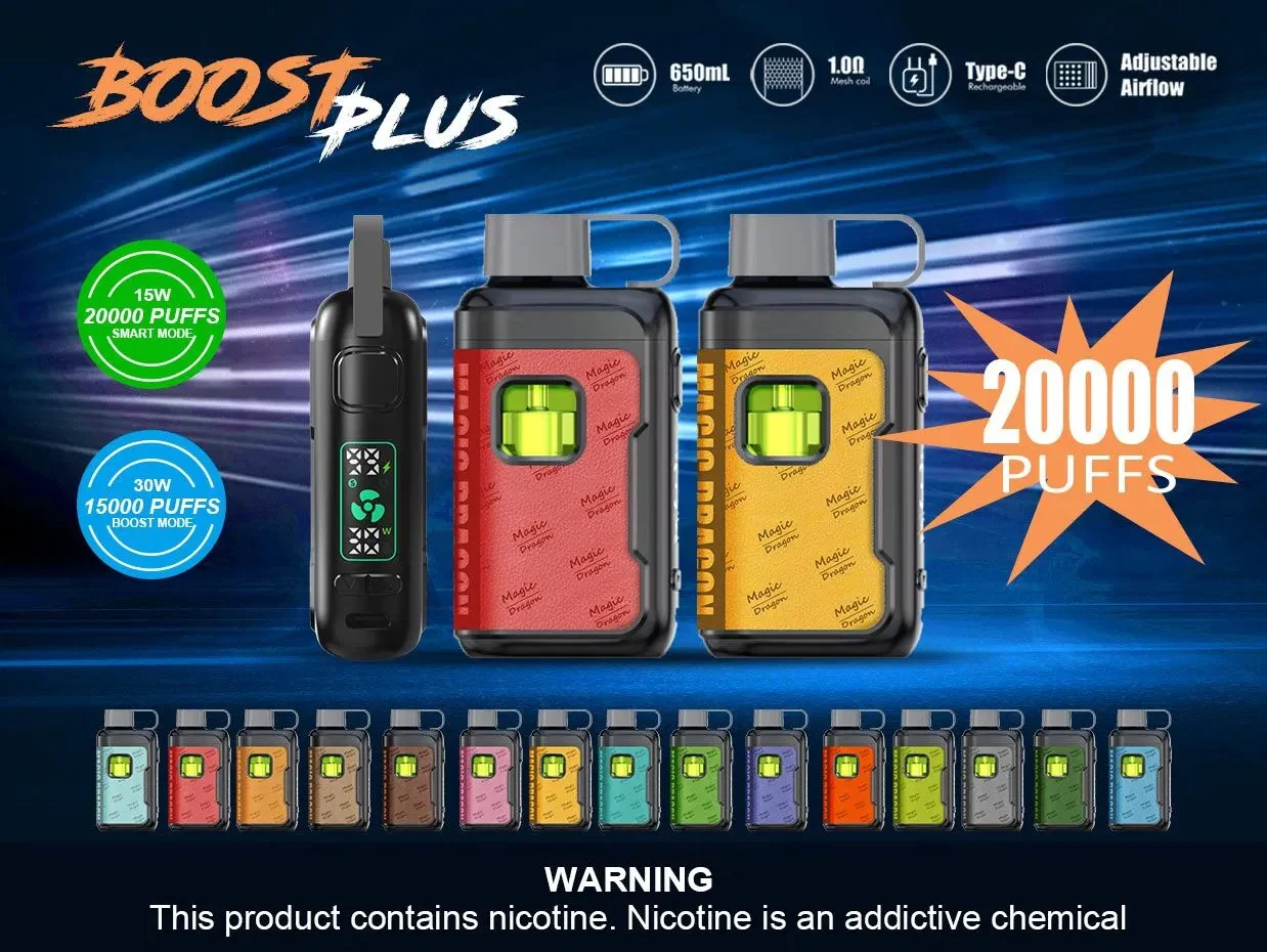 Magic Dragon 20000 Puffs Refillable Einweg Kit 10 Stück/Packung - Image 2