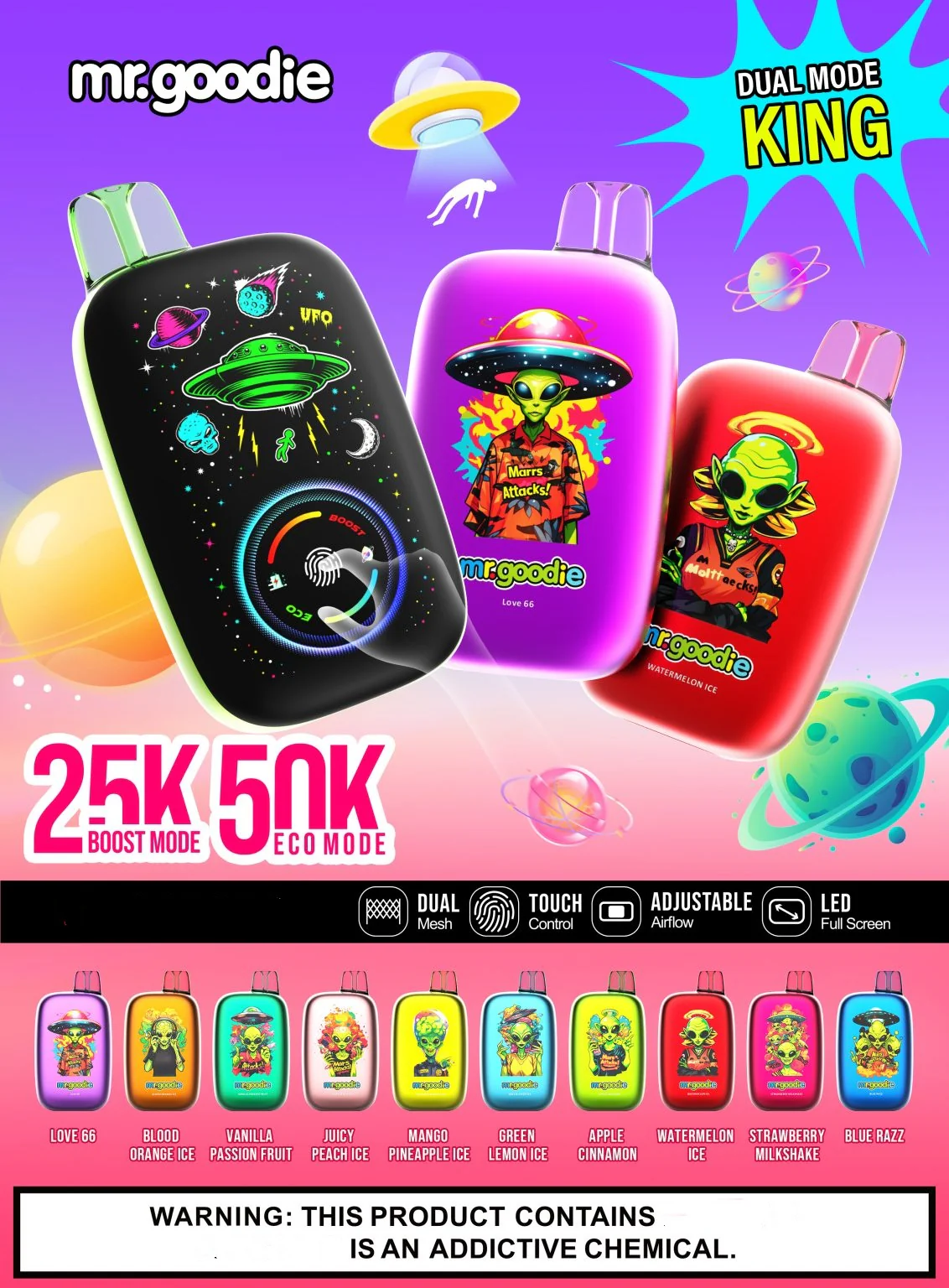 Mr.Goodie Dual Mode King 50K Einweg Kit (50000 puffs) - Image 2