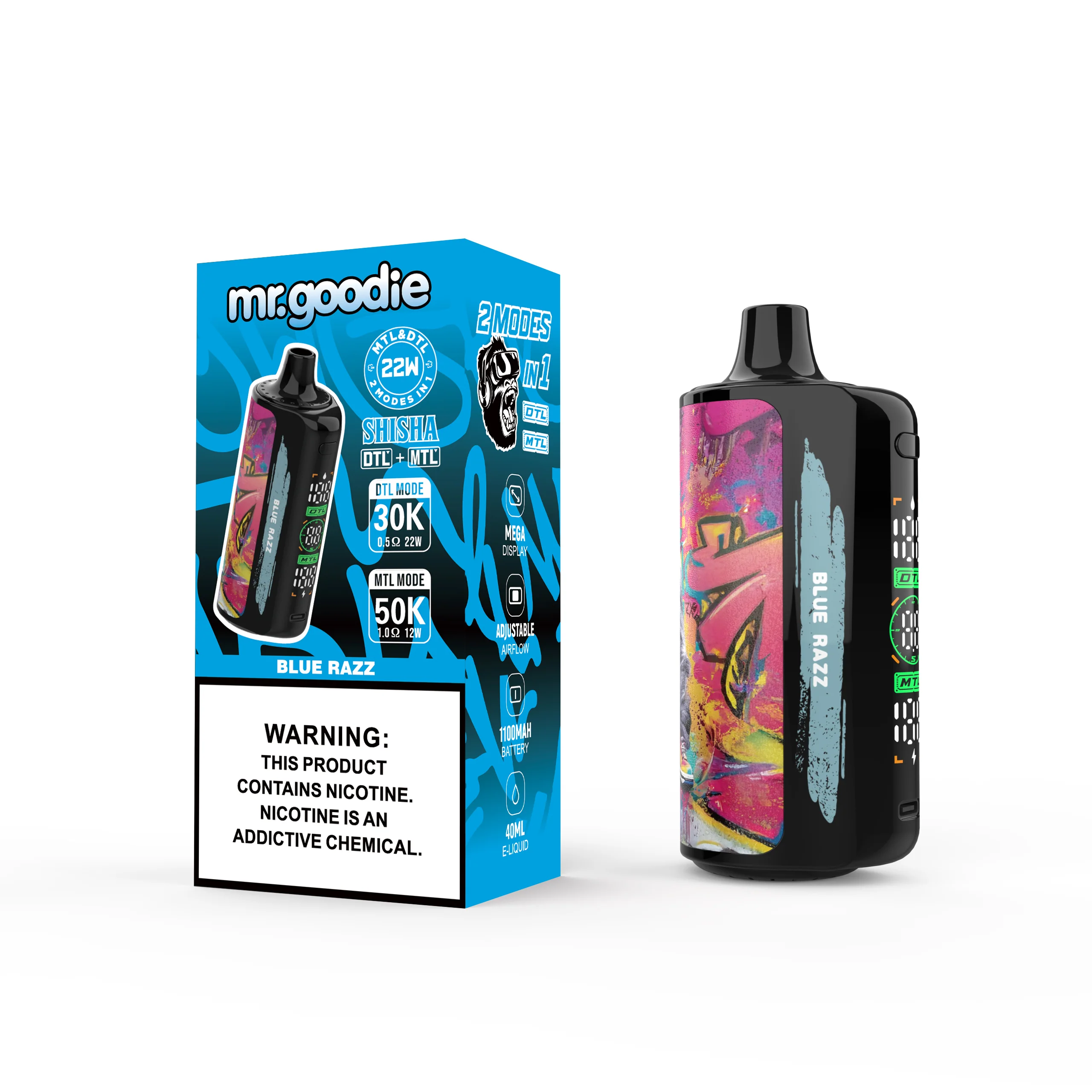 Mr.Goodie Shisha 50K Einweg Kit (50000 puffs) - Image 3
