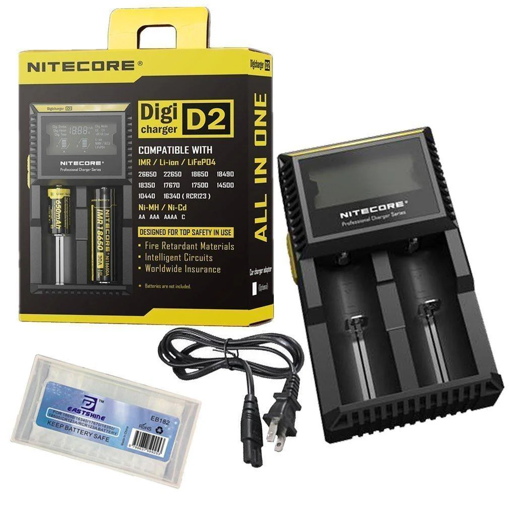 Nitecore New i2 Intellicharger Batterie Ladegerät EU/US - Image 6