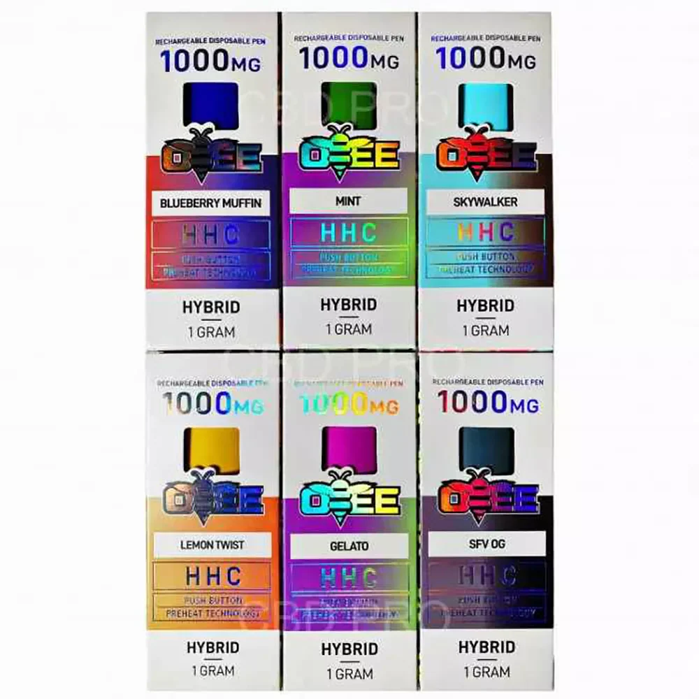 OBEE HHC wiederaufladbare Einweg Vapes 1000mg 95% - 📢EXKLUSIVES ANGEBOT - Nehme 4 Zahle NUR 3 an der Kasse!+Ab einem Einkauf von 100€ 1 Mystery Vapes Gratis📢