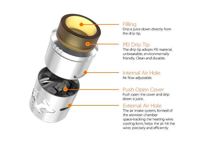 OBS Cheetah II RDA Verdampfer 24mm - Image 21