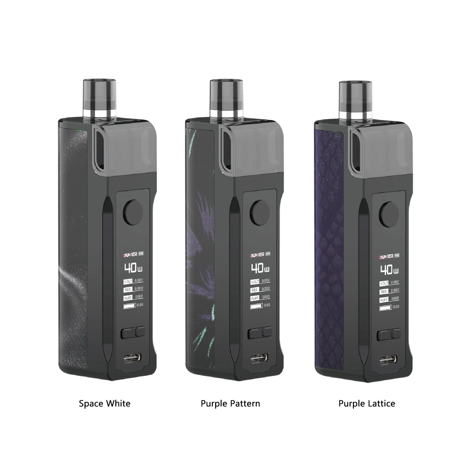 Oumier Voocean 40 Mod Pod Kit 1200mAh - Image 6