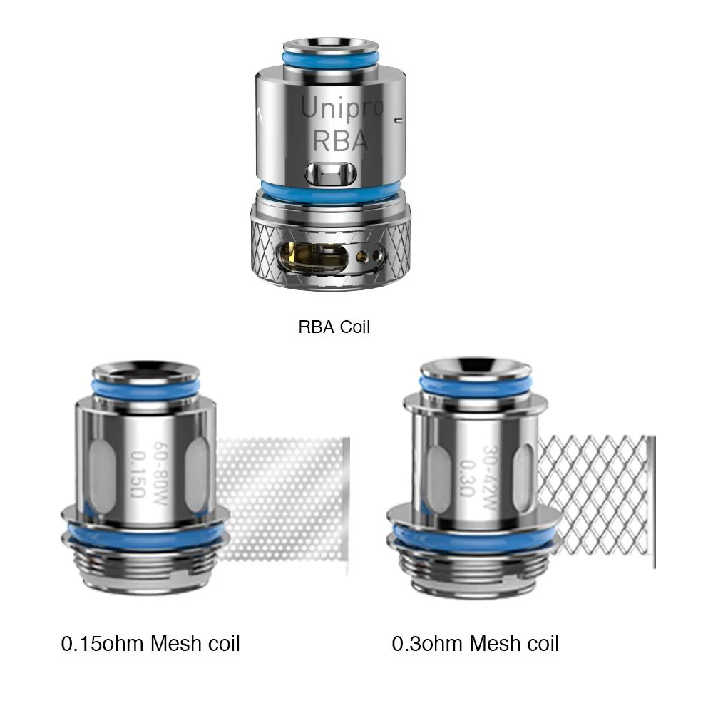 OXVA Unipro Coil für Velocity Kit, Velocity LE Kit (5 Stück/Packung) - Image 2