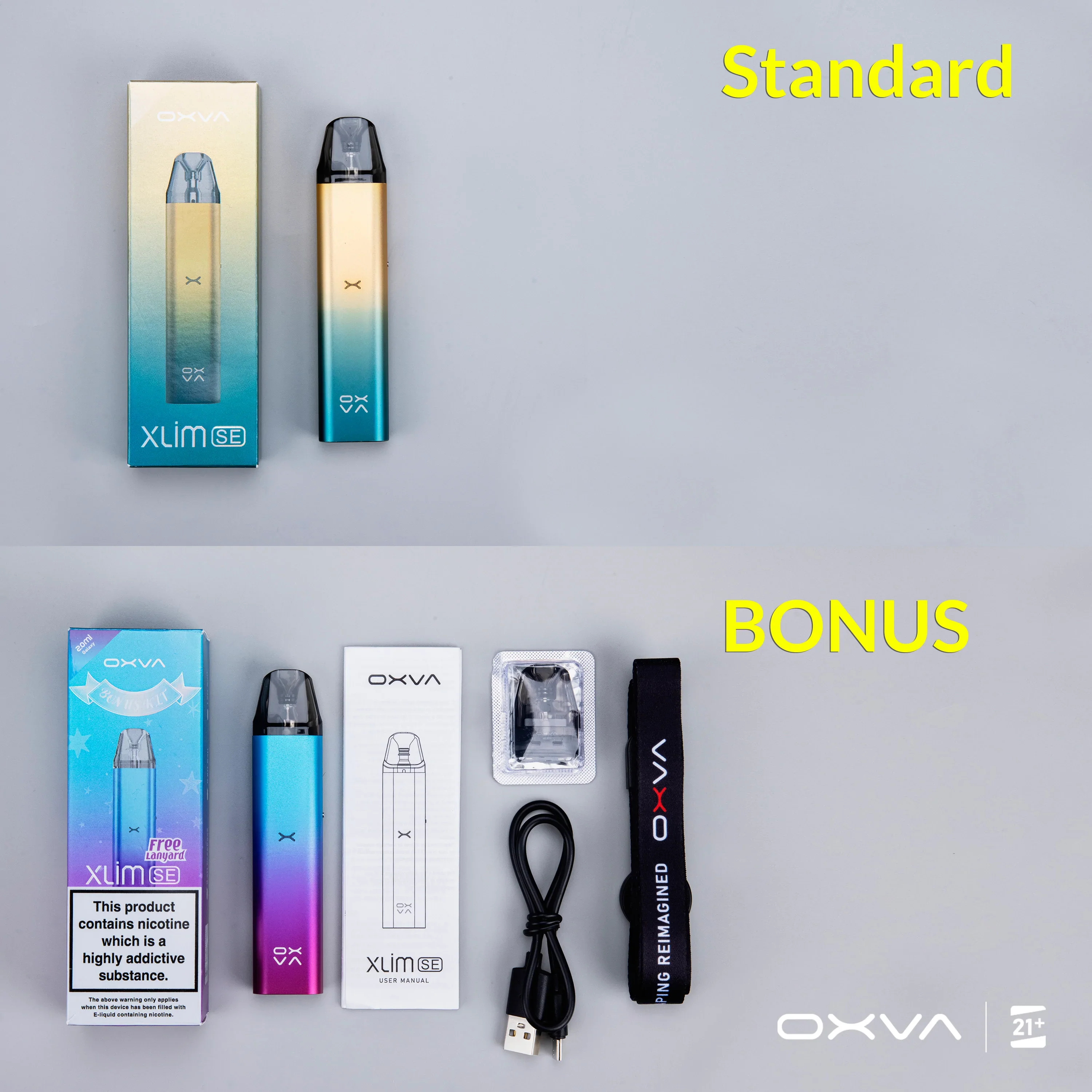 OXVA Xlim SE Bonus(Mit 2 Pod) Pod Kit 25W - Image 4