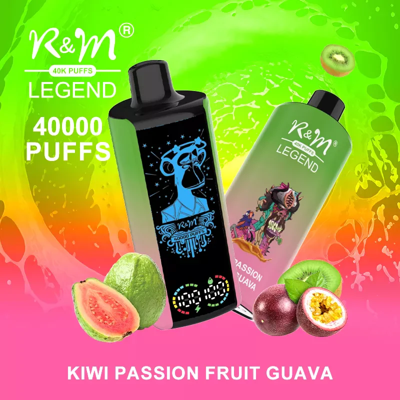 R&M LEGEND 40000 Puffs Mega Screen Wiederaufladbare Einweg Kit (10 Stück/Packung) - Image 10
