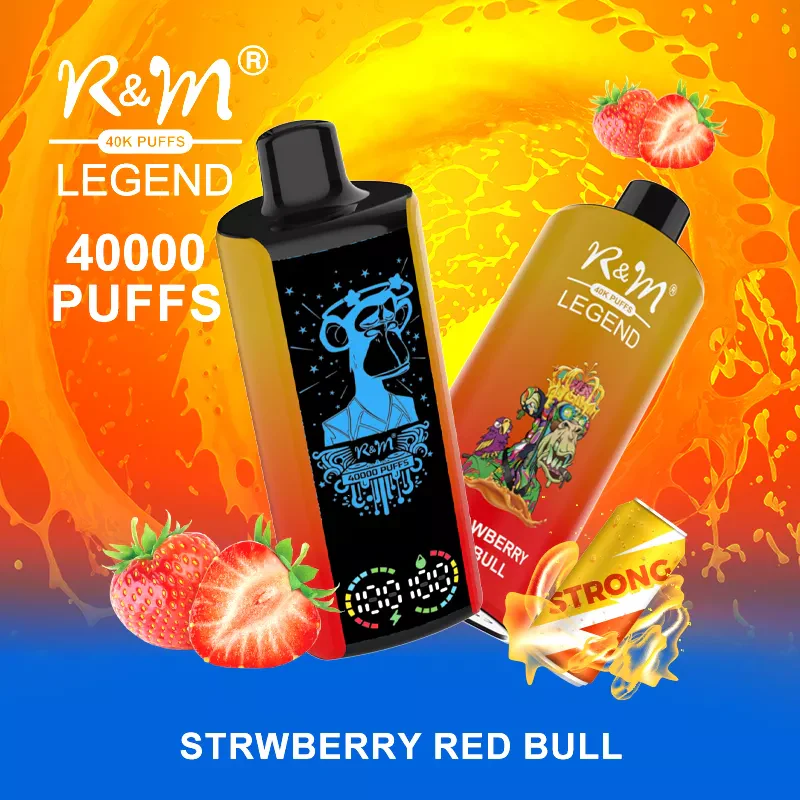 R&M LEGEND 40000 Puffs Mega Screen Wiederaufladbare Einweg Kit (10 Stück/Packung) - Image 11