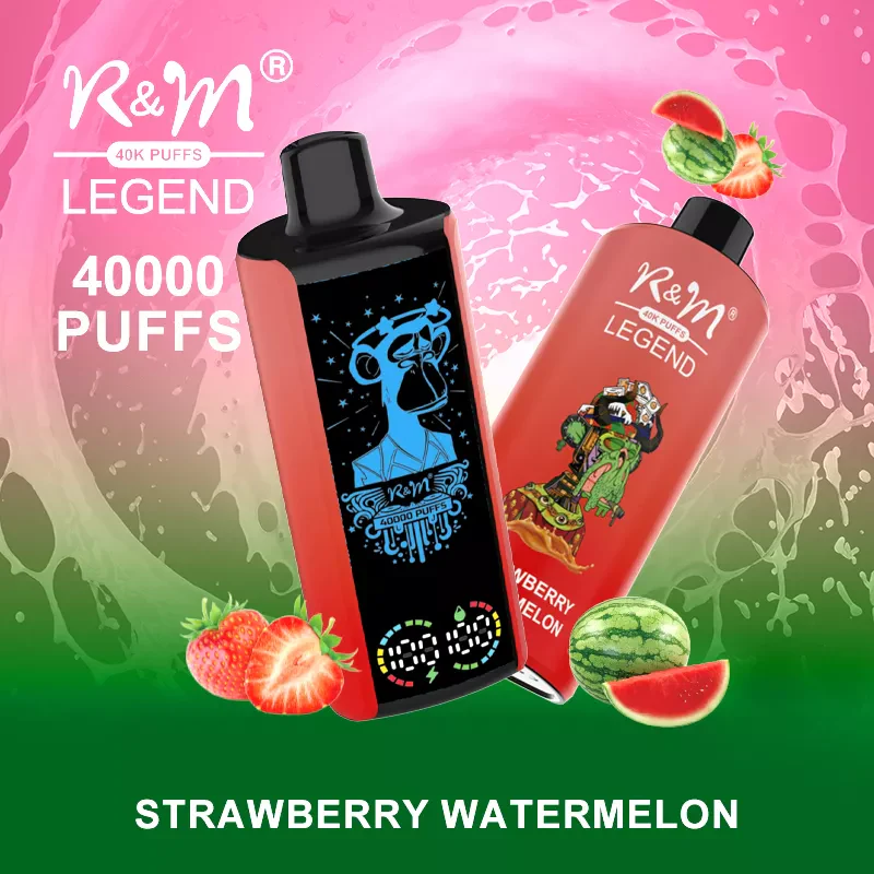 R&M LEGEND 40000 Puffs Mega Screen Wiederaufladbare Einweg Kit (10 Stück/Packung) - Image 12