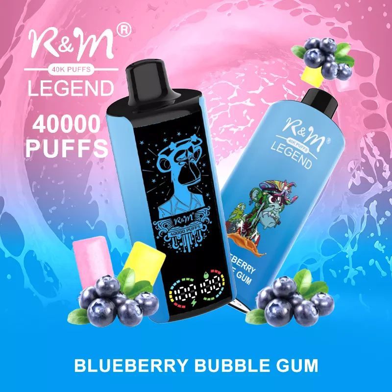 R&M LEGEND 40000 Puffs Mega Screen Wiederaufladbare Einweg Kit (10 Stück/Packung) - Image 4