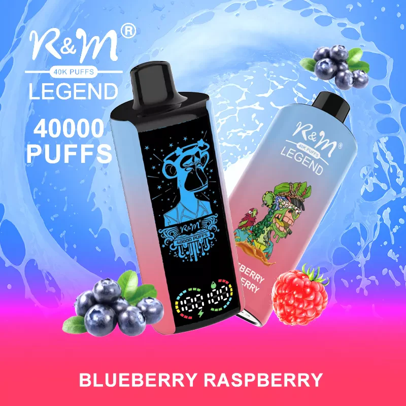 R&M LEGEND 40000 Puffs Mega Screen Wiederaufladbare Einweg Kit (10 Stück/Packung) - Image 5