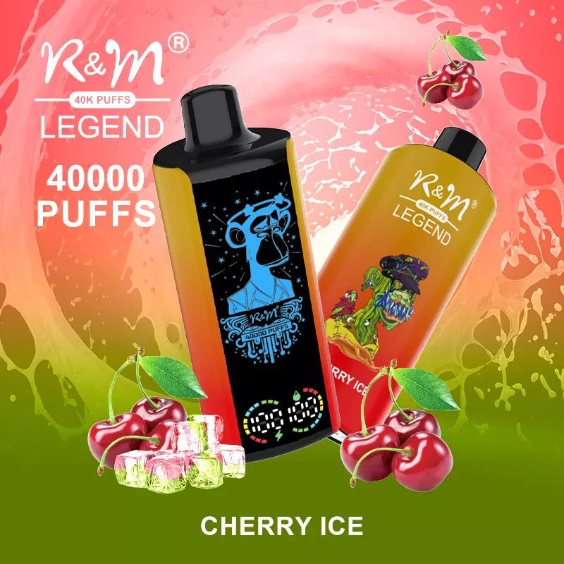 R&M LEGEND 40000 Puffs Mega Screen Wiederaufladbare Einweg Kit (10 Stück/Packung) - Image 6