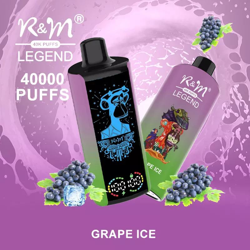 R&M LEGEND 40000 Puffs Mega Screen Wiederaufladbare Einweg Kit (10 Stück/Packung) - Image 7