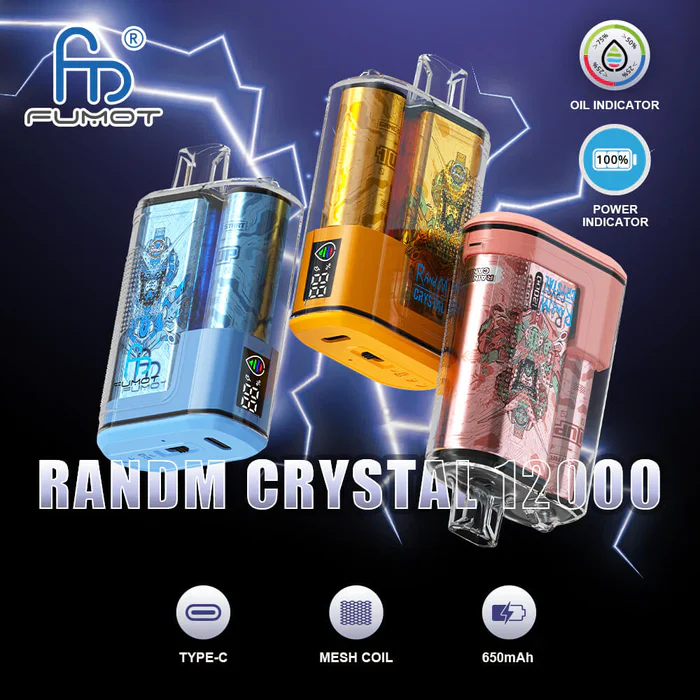Randm Crystal 12000 Puffs Wiederaufladbares Einweg Kit - Image 2