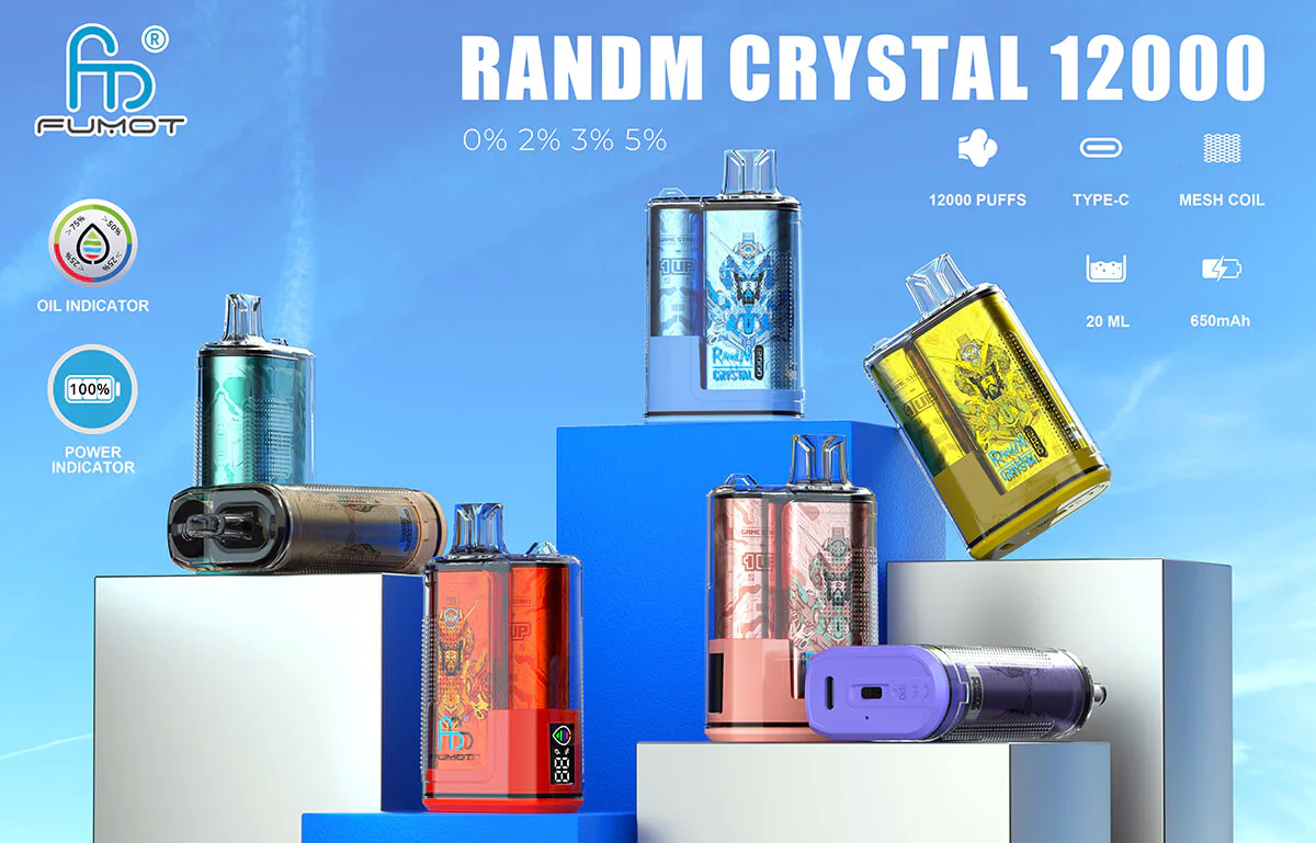 Randm Crystal 12000 Puffs Wiederaufladbares Einweg Kit - Image 3