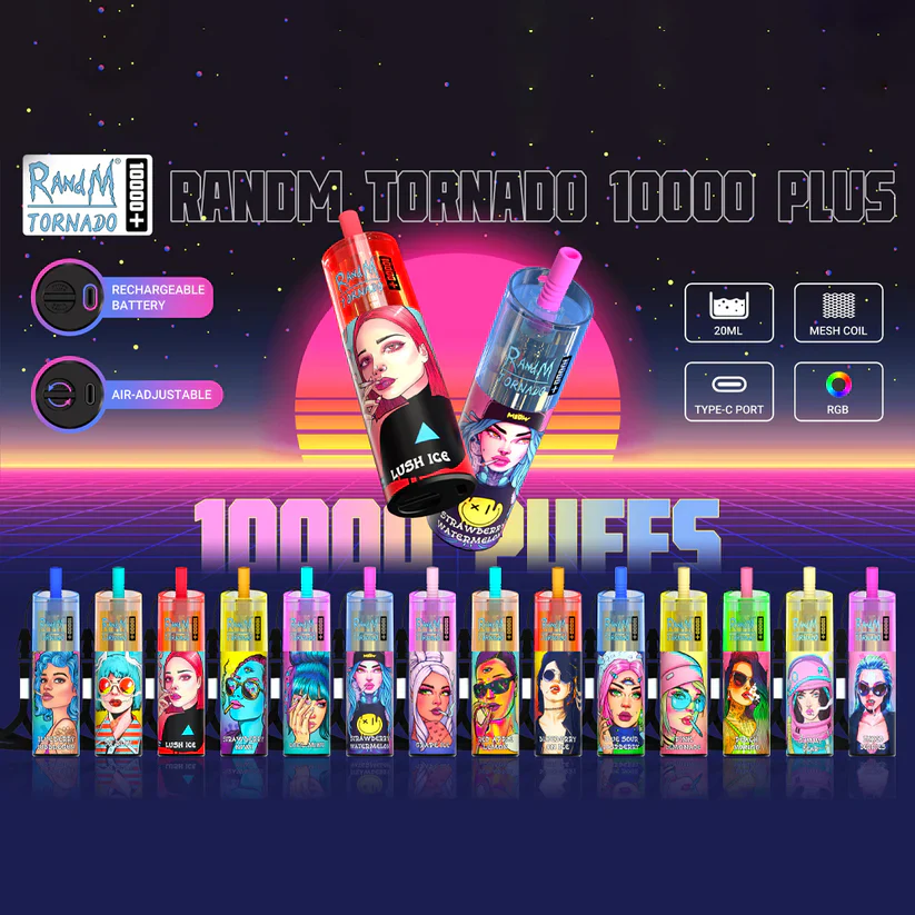 RandM Tornado 10000 Plus Rechargeable Disposable Kit 20ml - Image 2