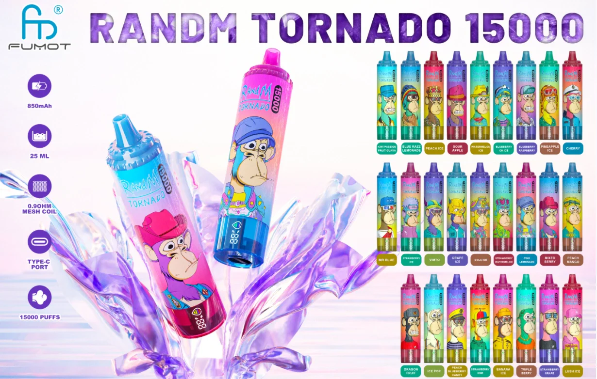 [Clearance Sale] Fumot Randm Tornado 15000 Puffs Wiederaufladbares Einweg Kit- 💥 Nehme 5 Zahle NUR 4! + Ab einem Einkauf von 100€ 2 Mystery Gratis💥 - Image 5