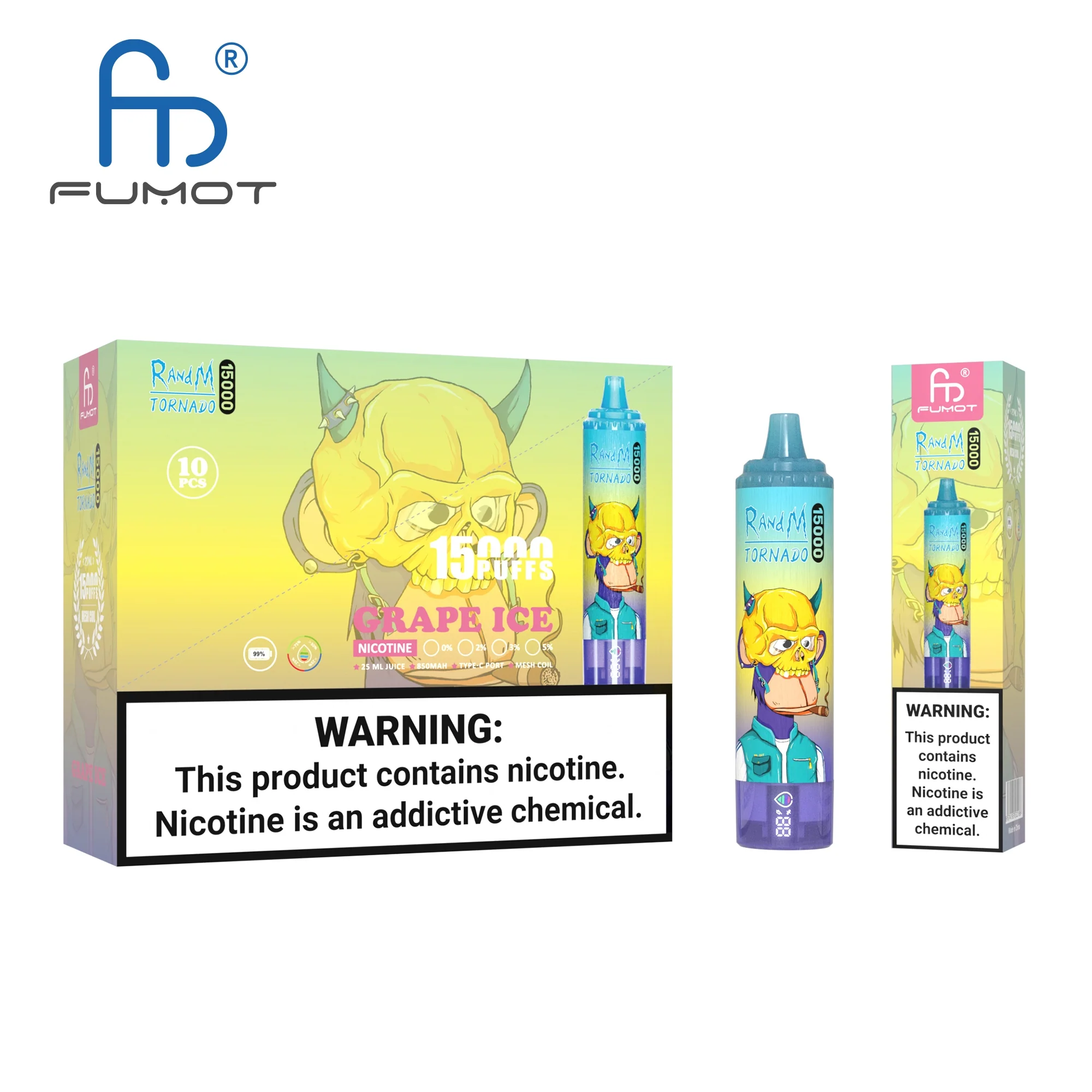 [Clearance Sale] Fumot Randm Tornado 15000 Puffs Wiederaufladbares Einweg Kit- 💥 Nehme 5 Zahle NUR 4! + Ab einem Einkauf von 100€ 2 Mystery Gratis💥 - Image 8