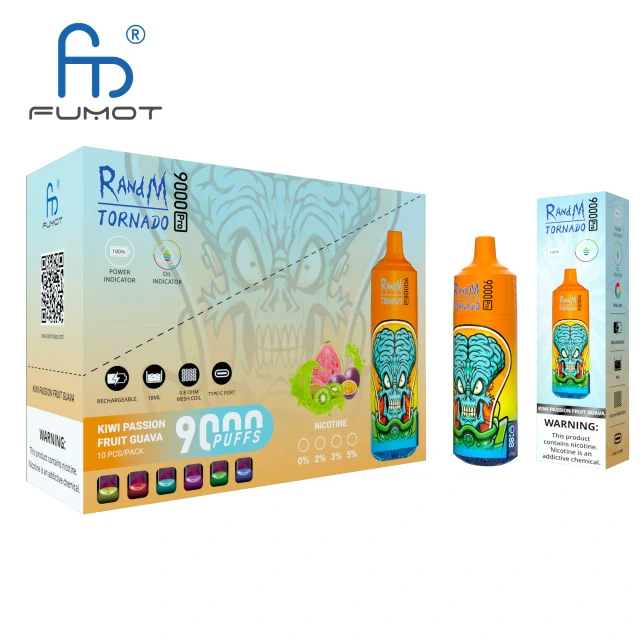 Randm Tornado 9000 Pro 9000 Puffs Wiederaufladbares Einweg Kit - Image 5