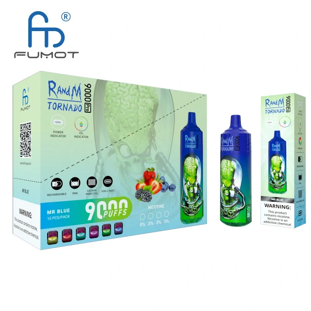 Randm Tornado 9000 Pro 9000 Puffs Wiederaufladbares Einweg Kit - Image 7