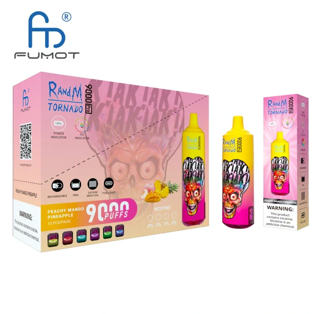 Randm Tornado 9000 Pro 9000 Puffs Wiederaufladbares Einweg Kit - Image 8