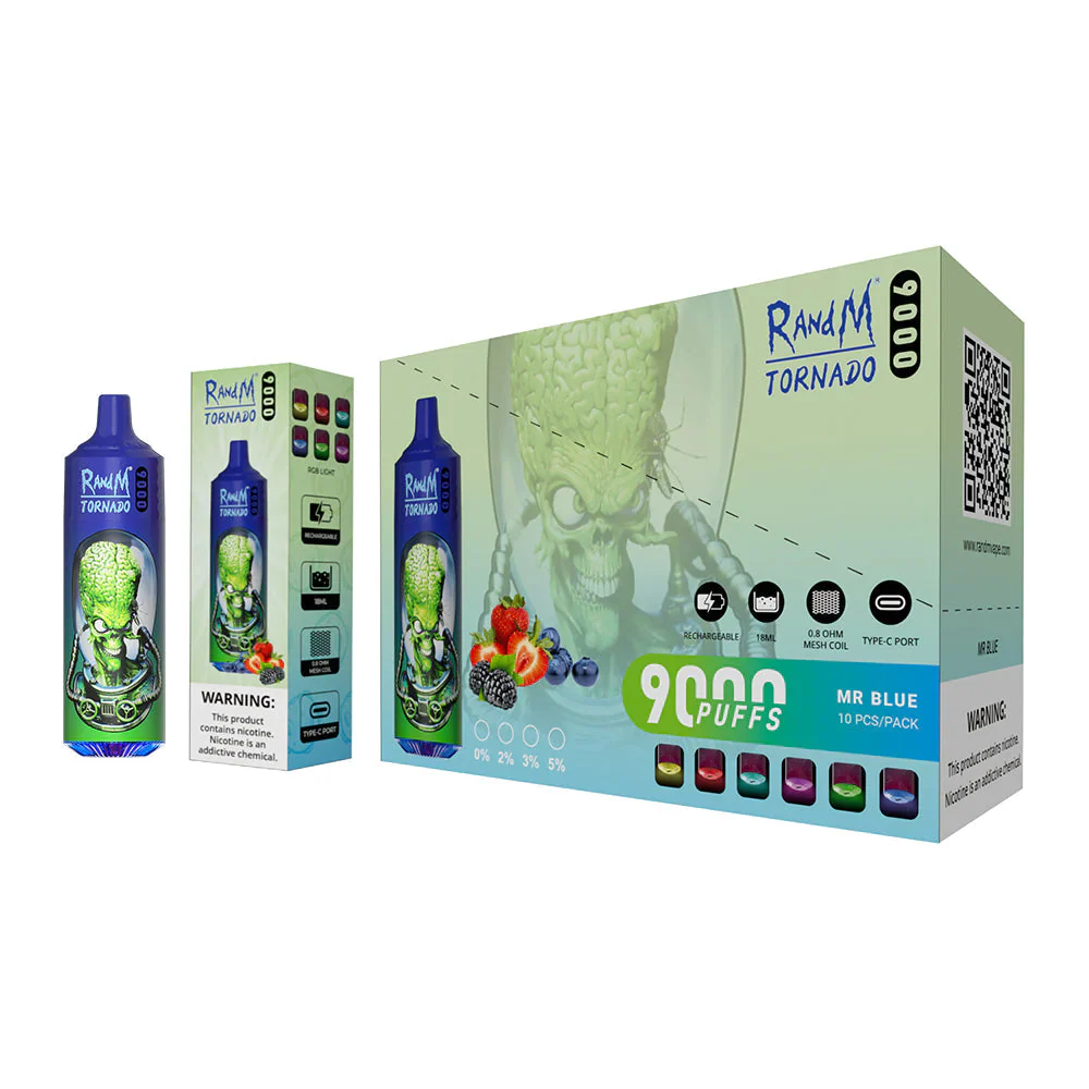 Fumot RandM Tornado 9000 Puffs Wiederaufladbares Einweg Disposable Kit 18ml (20mg)- 💥 Nehme 5 Zahle NUR 4! + Ab einem Einkauf von 100€ 2 Mystery Gratis💥 - Image 11