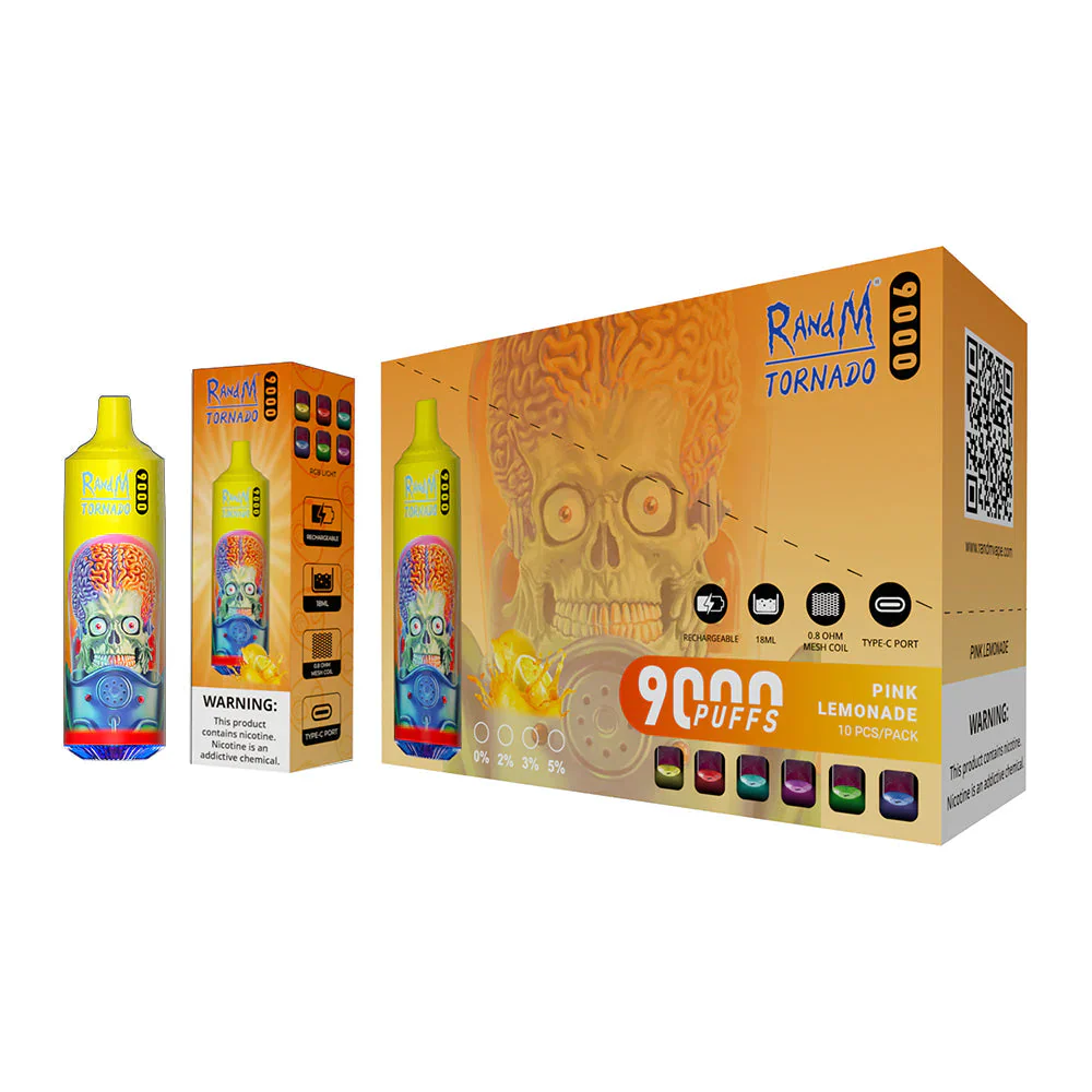 Fumot RandM Tornado 9000 Puffs Wiederaufladbares Einweg Disposable Kit 18ml (20mg)- 💥 Nehme 5 Zahle NUR 4! + Ab einem Einkauf von 100€ 2 Mystery Gratis💥 - Image 13