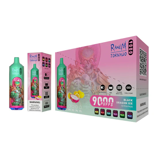 Fumot RandM Tornado 9000 Puffs Wiederaufladbares Einweg Disposable Kit 18ml (20mg)- 💥 Nehme 5 Zahle NUR 4! + Ab einem Einkauf von 100€ 2 Mystery Gratis💥 - Image 5