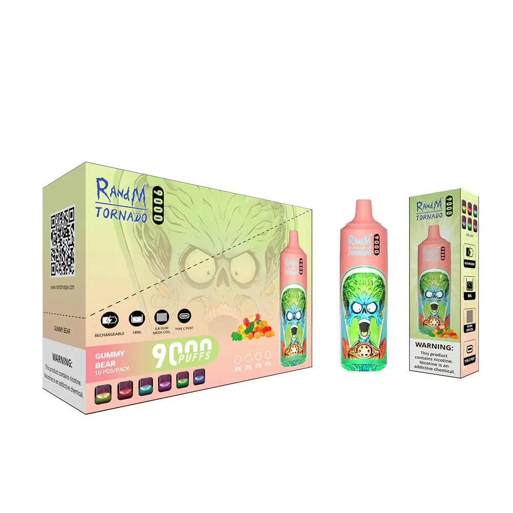 Fumot RandM Tornado 9000 Puffs Wiederaufladbares Einweg Disposable Kit 18ml (20mg)- 💥 Nehme 5 Zahle NUR 4! + Ab einem Einkauf von 100€ 2 Mystery Gratis💥 - Image 7