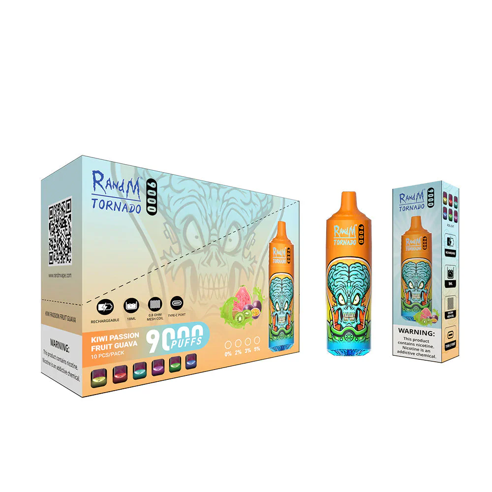 Fumot RandM Tornado 9000 Puffs Wiederaufladbares Einweg Disposable Kit 18ml (20mg)- 💥 Nehme 5 Zahle NUR 4! + Ab einem Einkauf von 100€ 2 Mystery Gratis💥 - Image 8