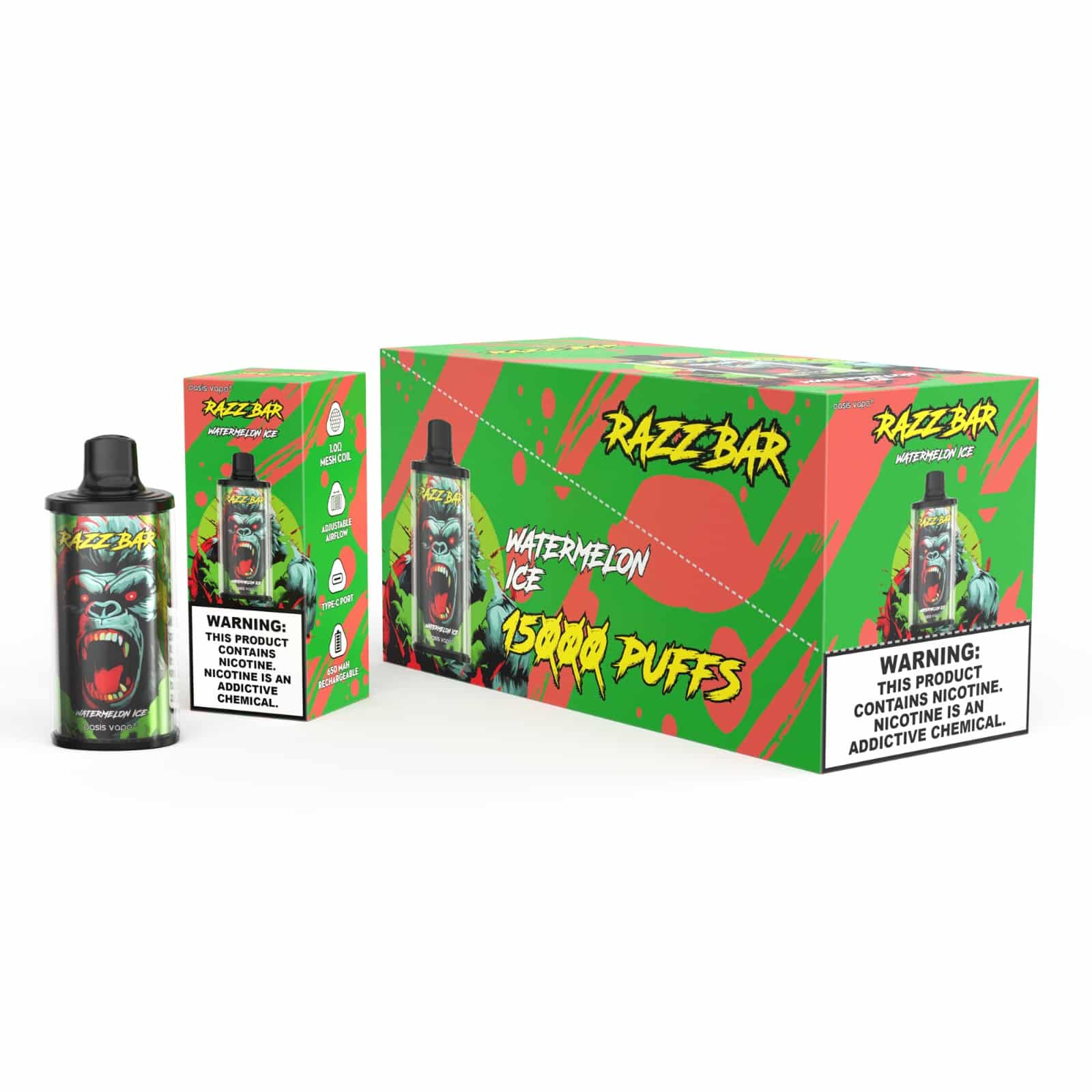 Razz Bar 15000 15K Puffs Einweg Kit- 💥 Nehme 5 Zahle NUR 4! + Ab einem Einkauf von 100€ 2 Mystery Gratis💥 - Image 6