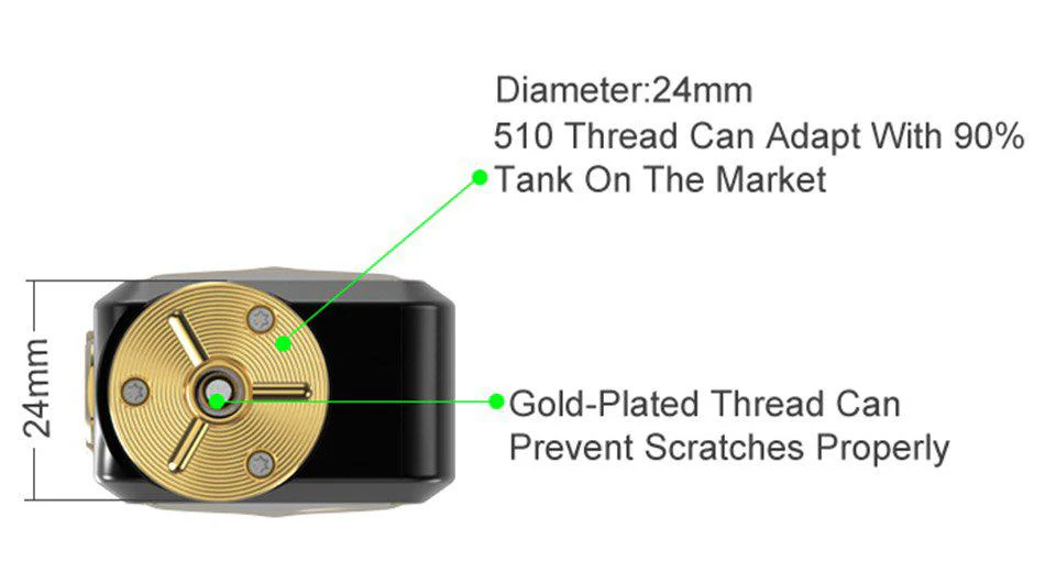 Rofvape Witcher XER 90W TC Kit - 2ML - Image 7
