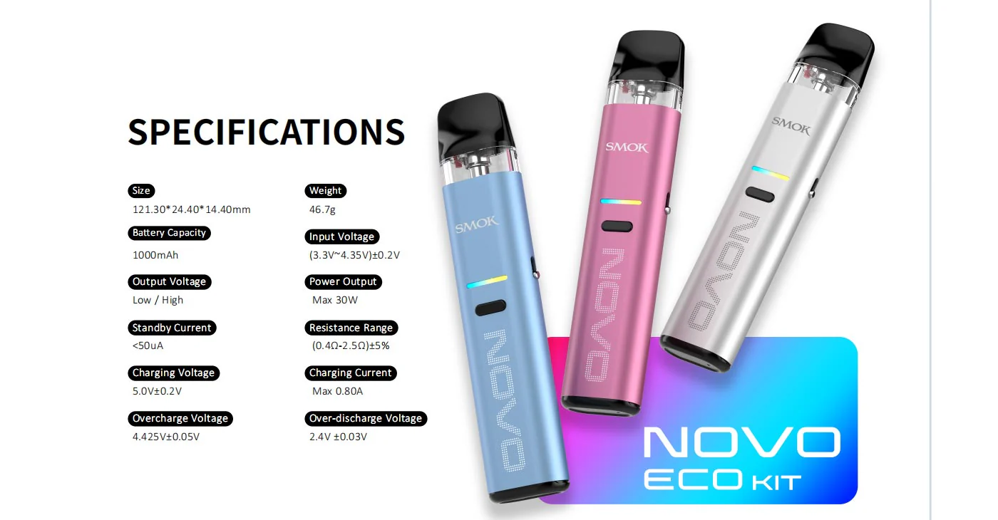 SMOK Novo Eco Pod Kit 30W - Image 3