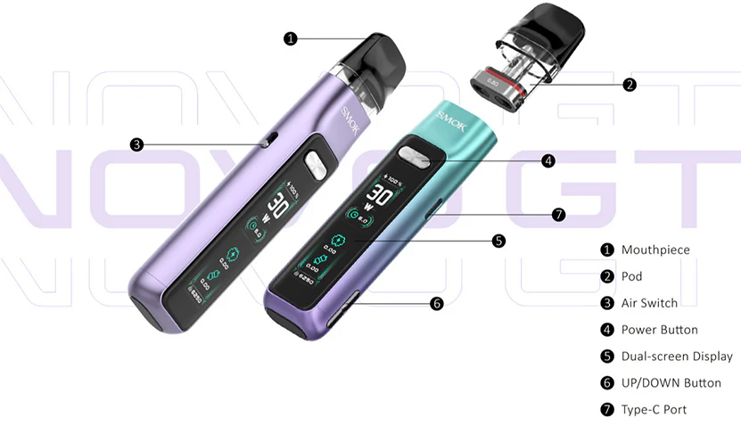 SMOK Novo GT Pod Kit 30W - Image 4
