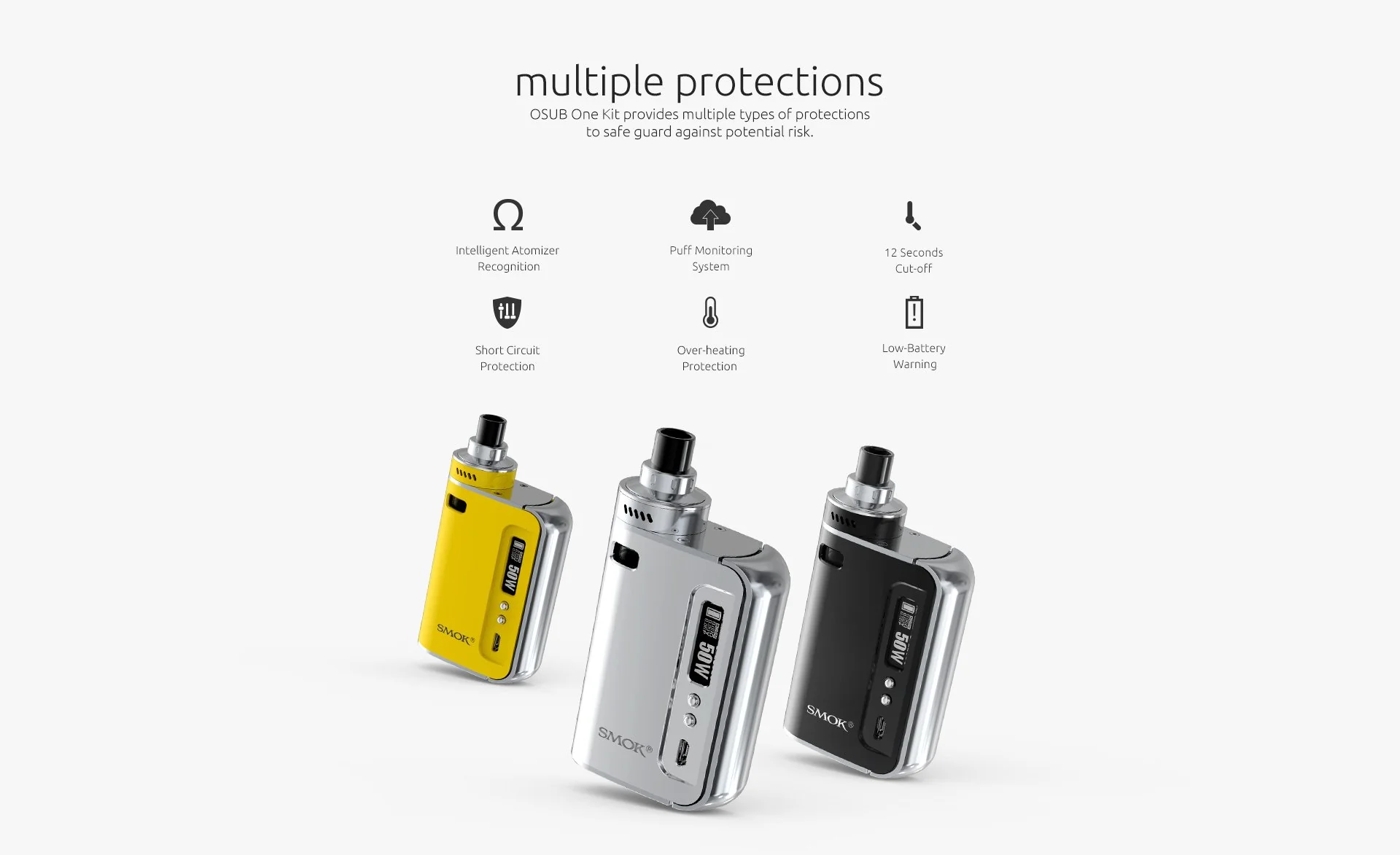 SMOK OSUB One Starterkit Starterset - 1,7ml & 2200mAh - Image 7