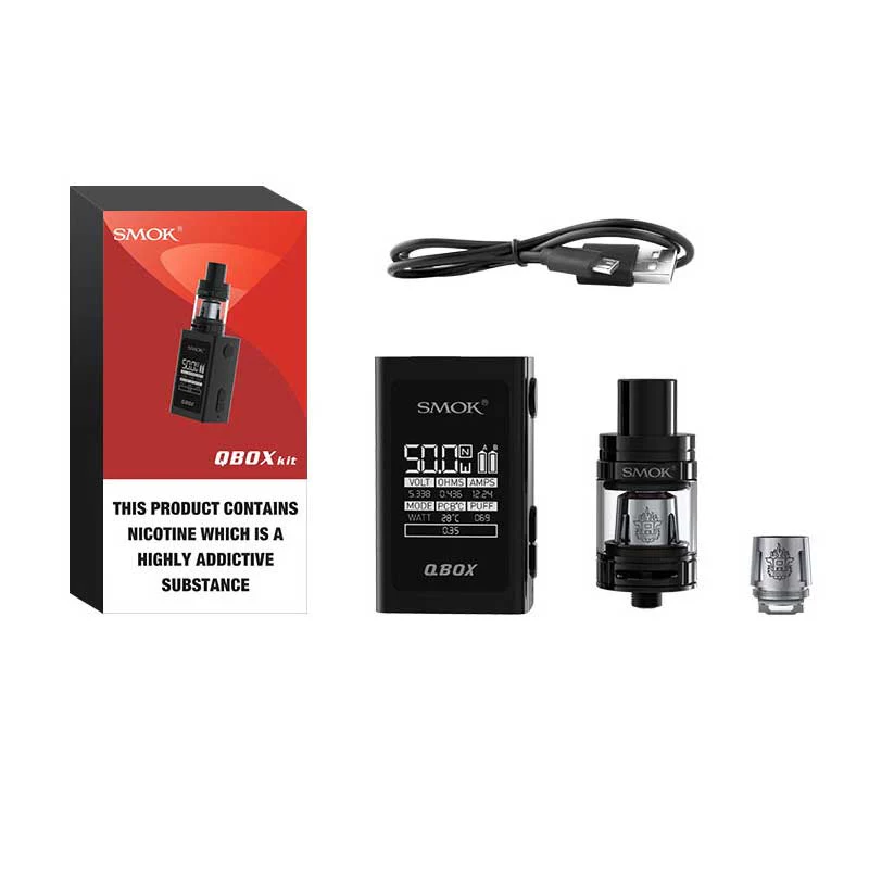 SMOK QBOX Starterset EU Edition mit TFV8 Baby Verdampfer - 2ml & 1600mAh - Image 6
