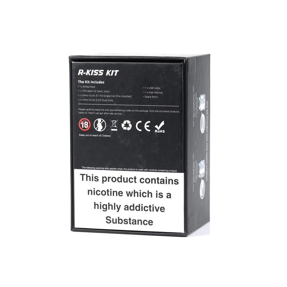 SMOK R-Kiss 200W Starter Kit mit 2ml TFV-Mini V2 Tank Verdampfer - Image 16