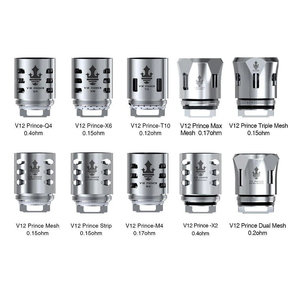 Smok TFV12 Prince Tank Ersatz Coils - 3 Stück / Packung