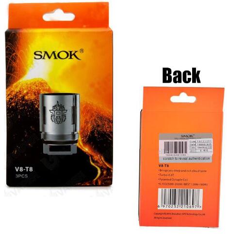 SMOK TFV8 V8 - T6 Coil (6,0T) 0,2 Ohm - 3 Stück / Packung - Image 2