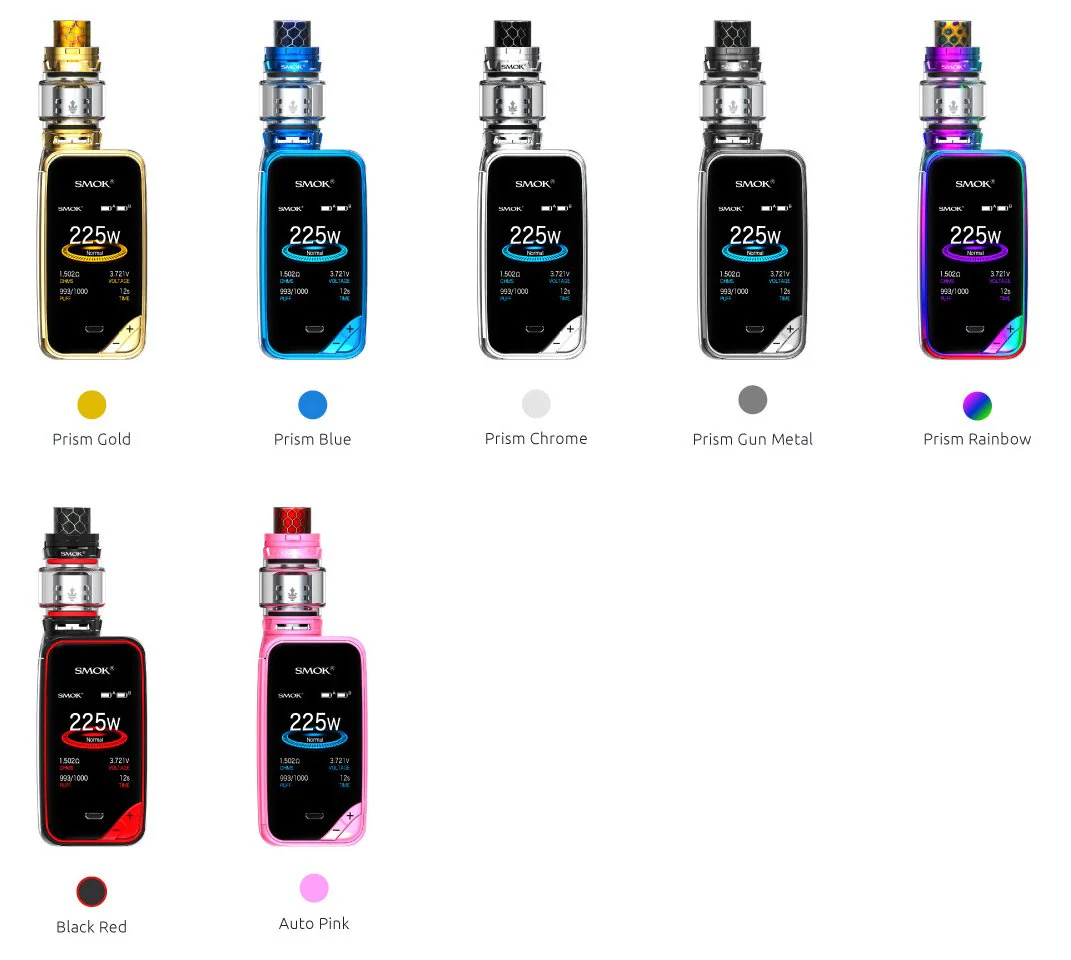 SMOK X-Priv 225W TC Kit mit TFV12 Prince Tank - 8ML - Image 4