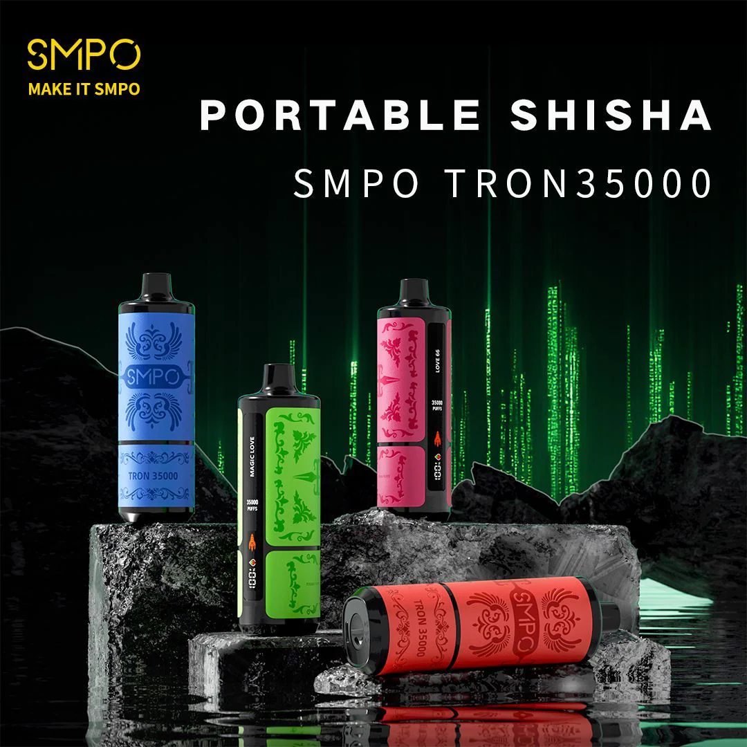 SMPO TRON35000 Shisha Wiederaufladbares Einweg Kit - 💥 Nehme 5 Zahle NUR 4! + Ab einem Einkauf von 100€ 2 Mystery Gratis💥 - Image 2