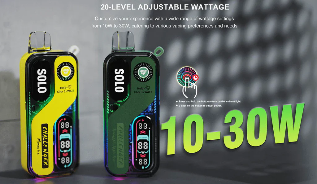 Solobar Solo 30K 30000 Puffs Wiederaufladbares Einweg Kit - Kauf 4 Vapes und bezahle nur 3 Vapes - Image 4