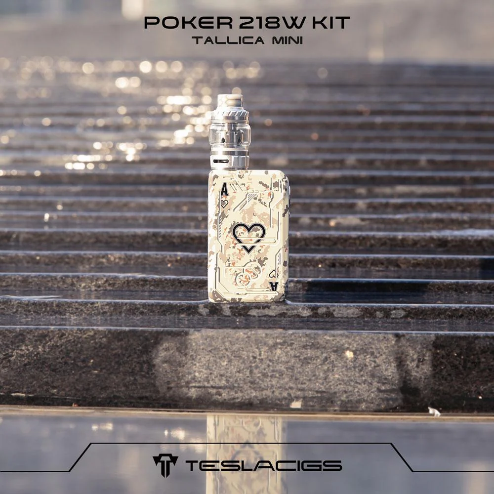 Teslacigs Poker 218 Kit mit Resin Tallica Mini Verdampfer 4ml/6ml - Image 2