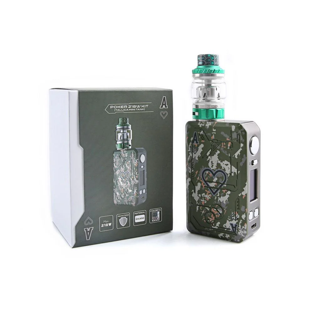 Teslacigs Poker 218 Kit mit Resin Tallica Mini Verdampfer 4ml/6ml - Image 5