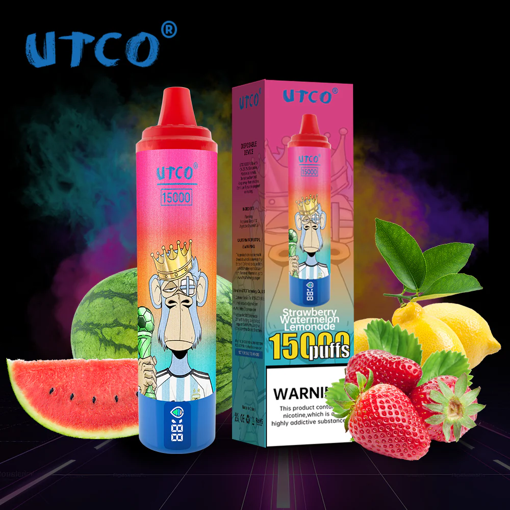 [Clearance Sale] UTCO 15000 Puffs Wiederaufladbares Einweg Kit - Kaufen Sie 4 Stück und erhalten Sie 1 Stück gratis (Zufällige Geschmacksrichtungen) - Image 16