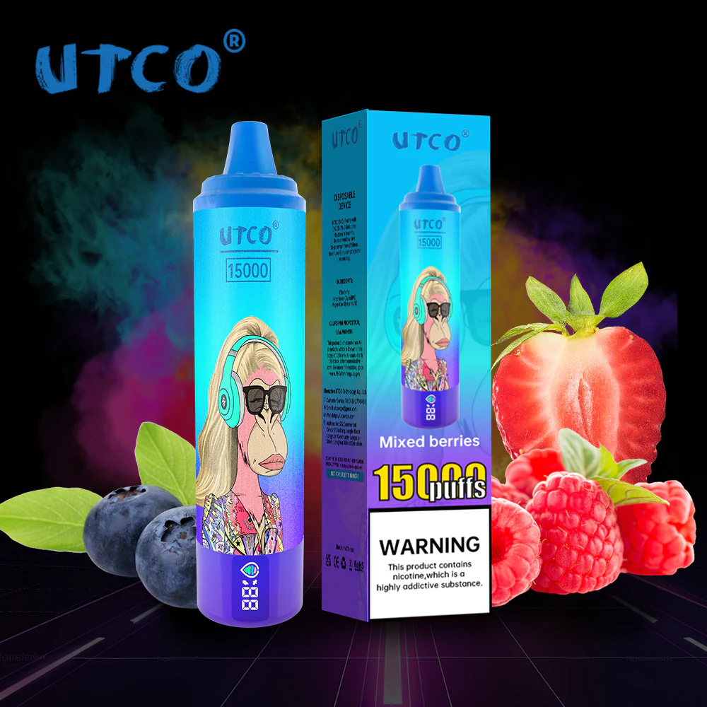 [Clearance Sale] UTCO 15000 Puffs Wiederaufladbares Einweg Kit - Kaufen Sie 4 Stück und erhalten Sie 1 Stück gratis (Zufällige Geschmacksrichtungen) - Image 19