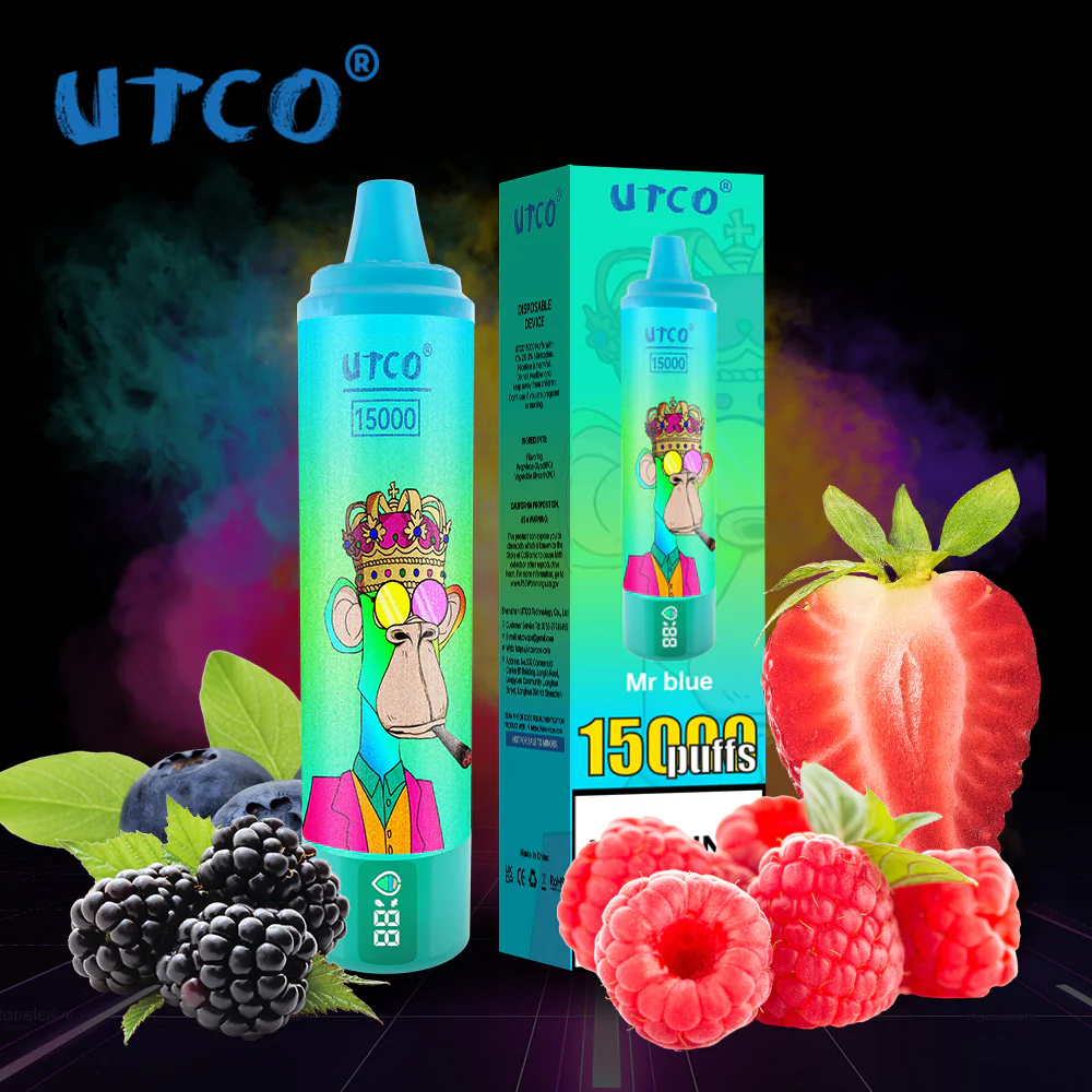 [Clearance Sale] UTCO 15000 Puffs Wiederaufladbares Einweg Kit - Kaufen Sie 4 Stück und erhalten Sie 1 Stück gratis (Zufällige Geschmacksrichtungen) - Image 20