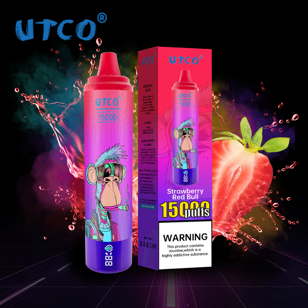 [Clearance Sale] UTCO 15000 Puffs Wiederaufladbares Einweg Kit - Kaufen Sie 4 Stück und erhalten Sie 1 Stück gratis (Zufällige Geschmacksrichtungen) - Image 22