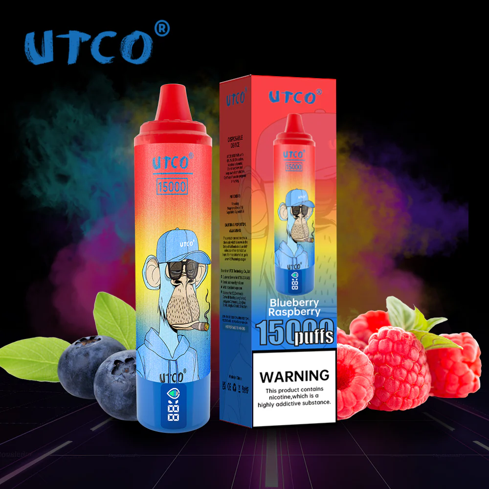 [Clearance Sale] UTCO 15000 Puffs Wiederaufladbares Einweg Kit - Kaufen Sie 4 Stück und erhalten Sie 1 Stück gratis (Zufällige Geschmacksrichtungen) - Image 6