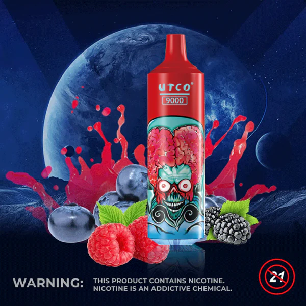 UTCO Aliens 9000 Einweg E-Zigarette Disposable Kit wiederaufladbar - Kaufen Sie 3 Stück und erhalten Sie 1 Stück zusätzlich als Geschenk (Produkte und Geschmacksrichtungen sind zufällig) - Image 10